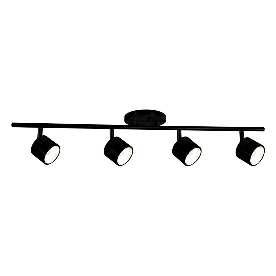Kuzco Lighting Lyra 4 Light 5" Wide LED Fixed Rail Ceiling Fixture Black