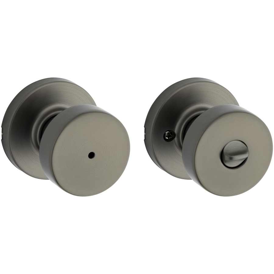 Kwikset 97402-858 Pismo - Pomo Cuadrado De Entrada Con Llave, Color