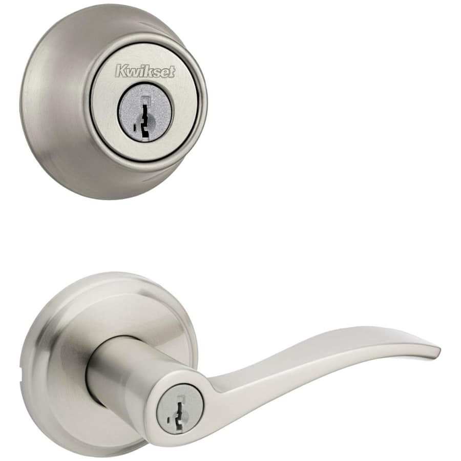 Kwikset 660 Series Deadbolt With SmartKey - Satin Nickel Single Cylinder Deadbolt, Rekeyable - View #2