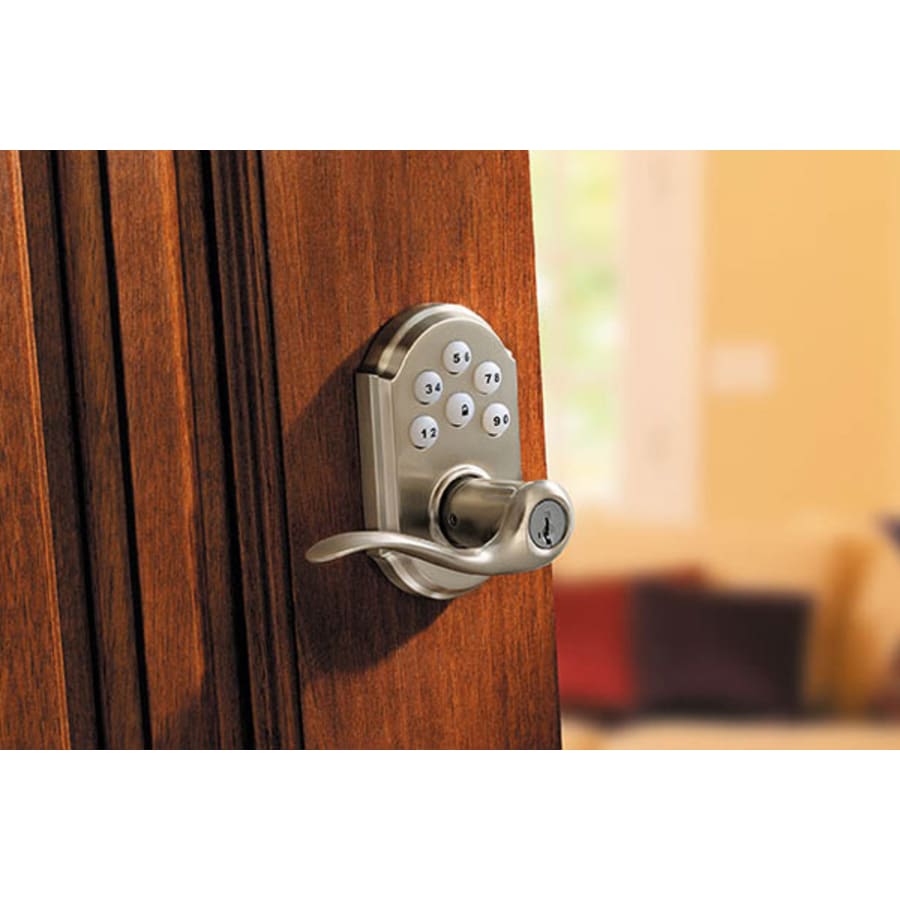Satin Nickel Tustin SmartCode Leverset