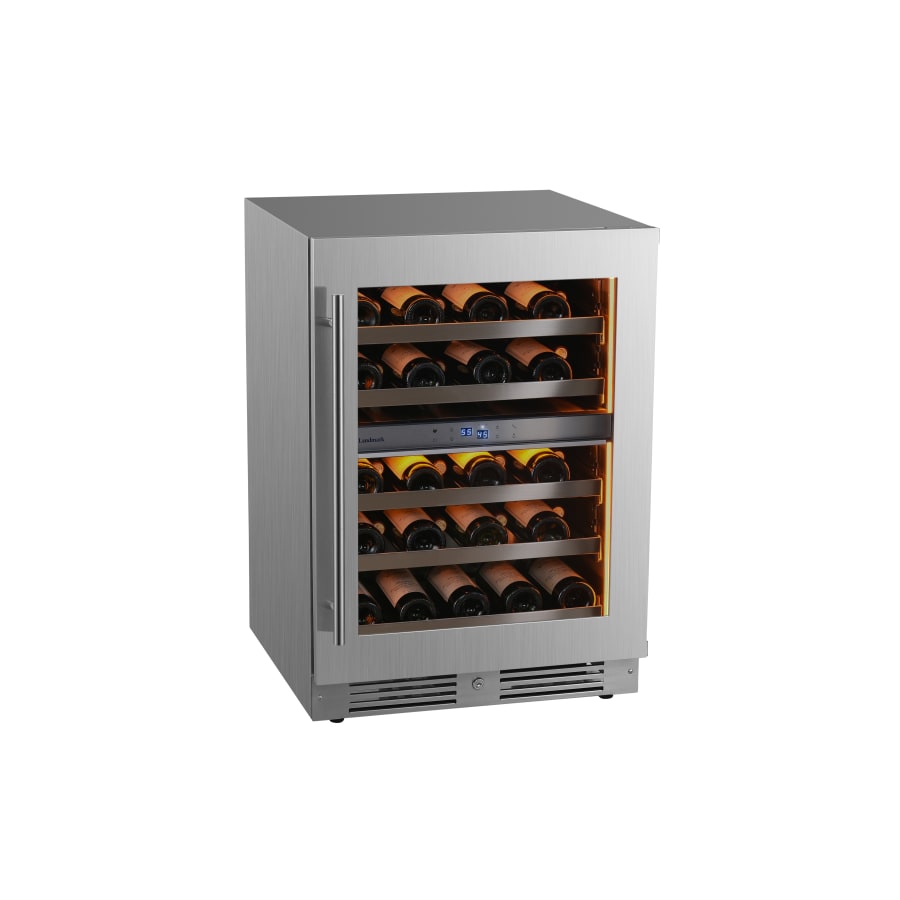 Landmark L3024UI2WPR-RH 24 Inch Wide 37 Bottle Dual Zone