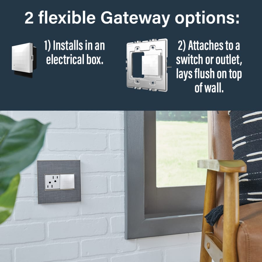 Adorne with Netatmo WNAH10KITM1 Switch Starter Kit Magnesium