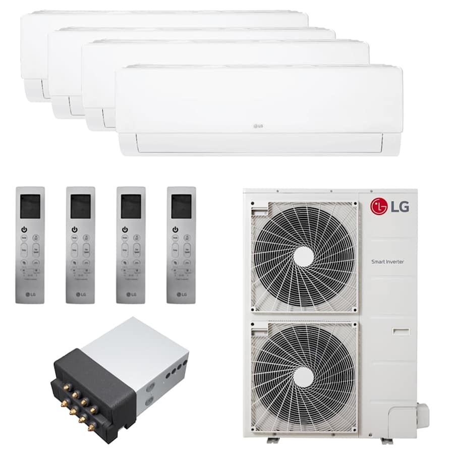 9000 Btu 56000 Btu Mini Split LG KUMXB601A 2-KNUAB091A 2-KNMAB241A