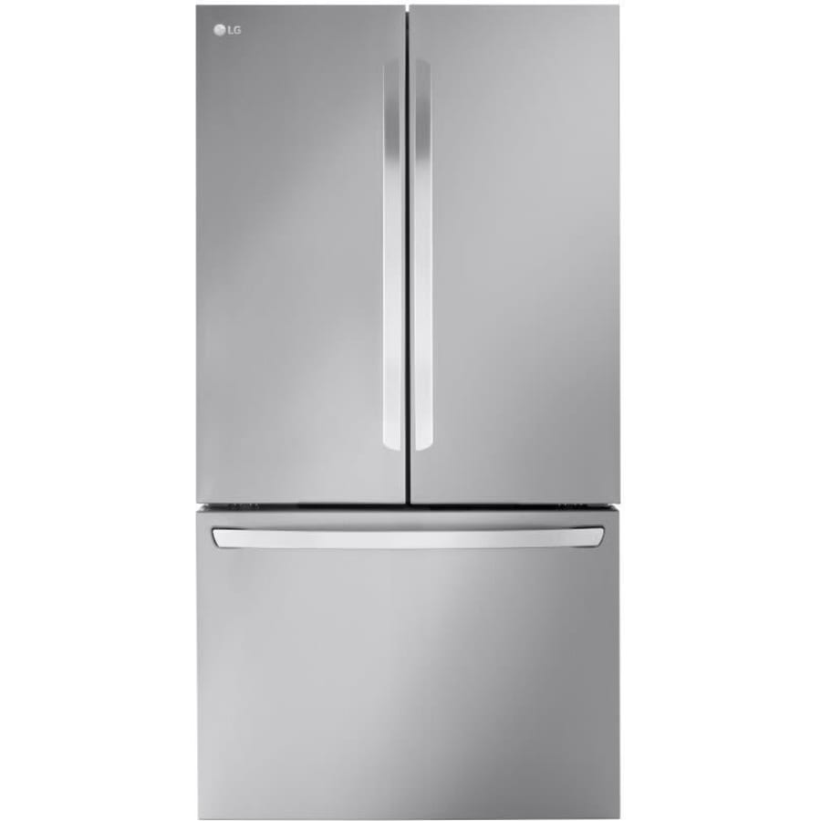 LG 36 Inch Wide 26.5 Cu. Ft. Energy Star Certified French Door Counter Depth Refrigerator with Door Cooling+ and Ice Maker Stainless Steel