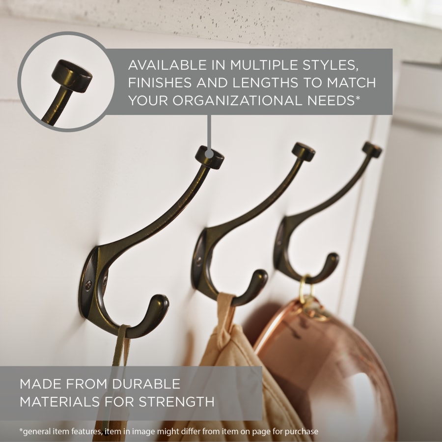 Liberty Hardware 141781 Contempo Pilltop Coat and Hat Hook Build