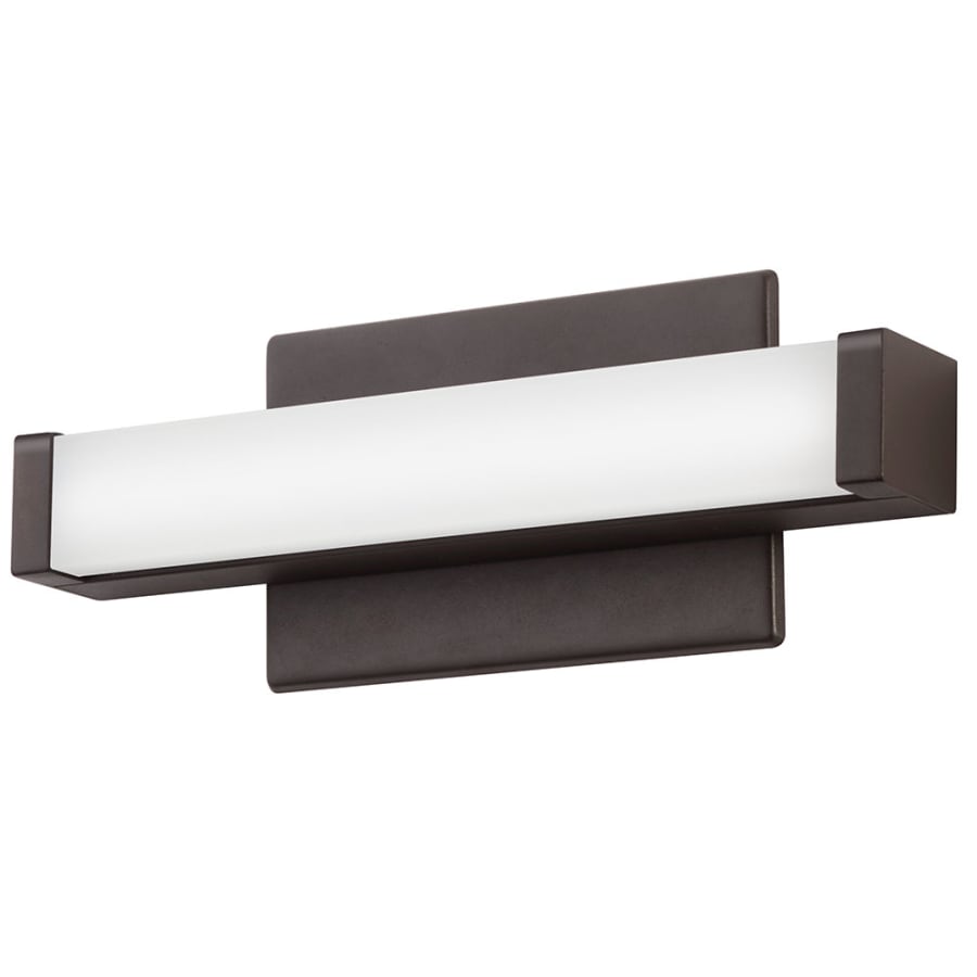 Lithonia Lighting Contemporary Square Bronze Finished Acrylic 3K LED Vanity Light FMVCSL 12in MVOLT 30K 90CRI BZ M6