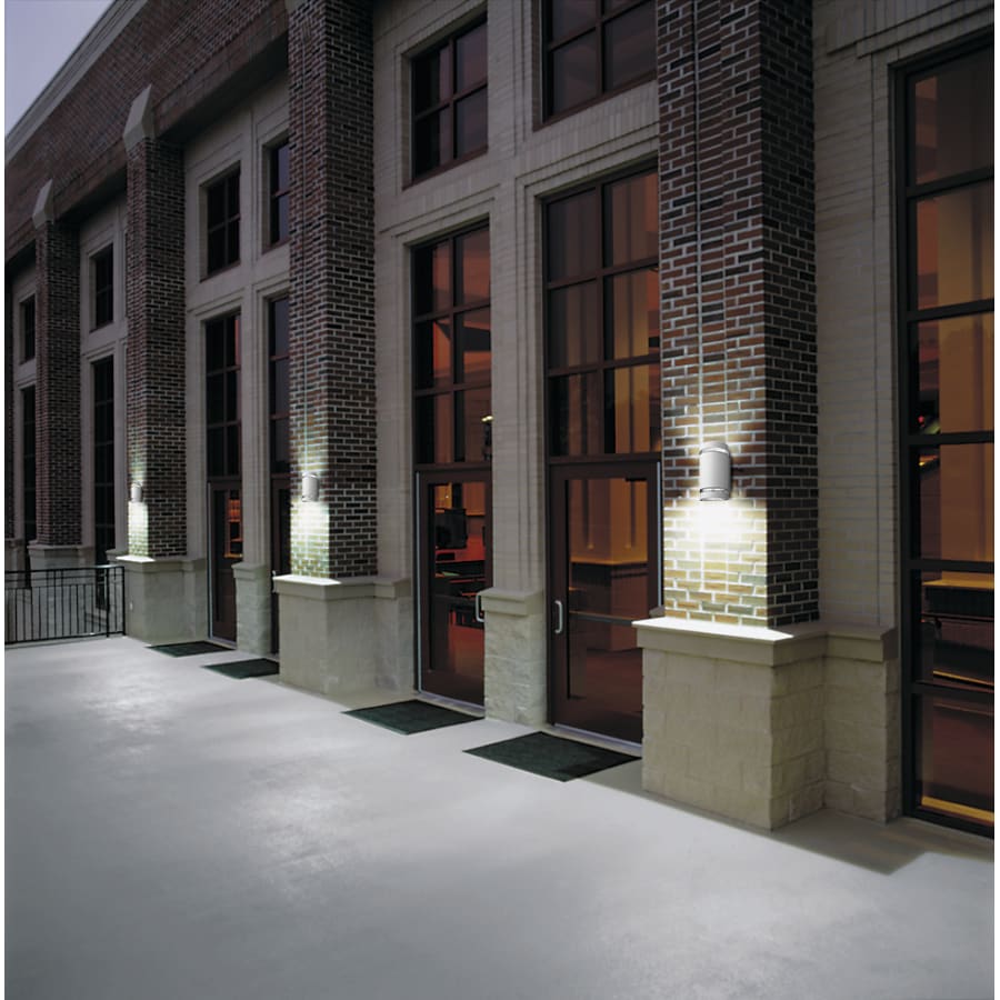 Lithonia Lighting White LED Outdoor Cylinder Up Downlight