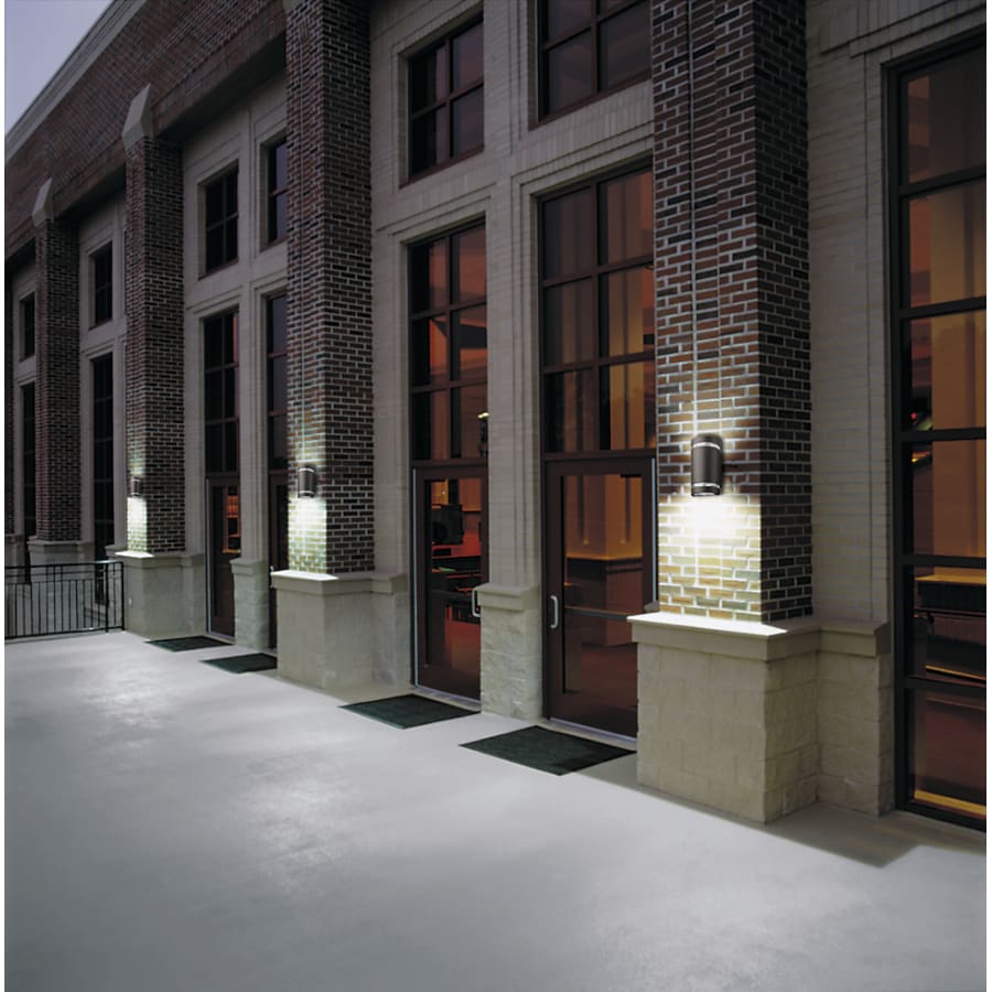 Lithonia Lighting Dark Bronze LED Outdoor Cylinder Up Downlight