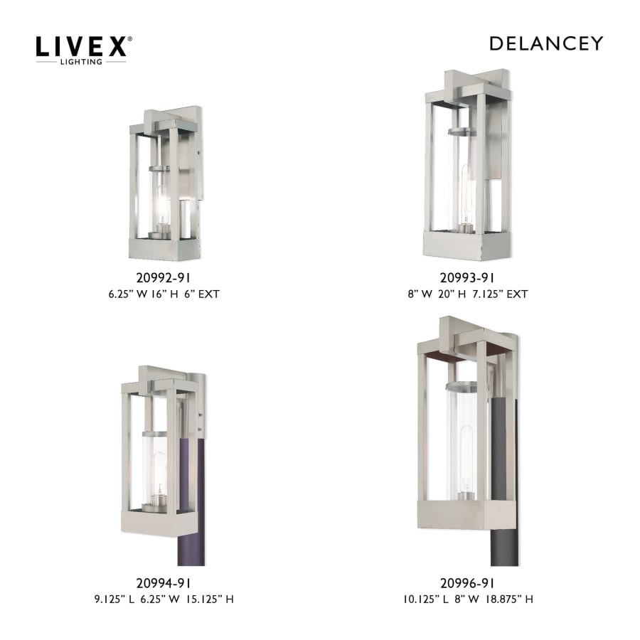 Livex Lighting 20992-04 Delancey Single Light 16