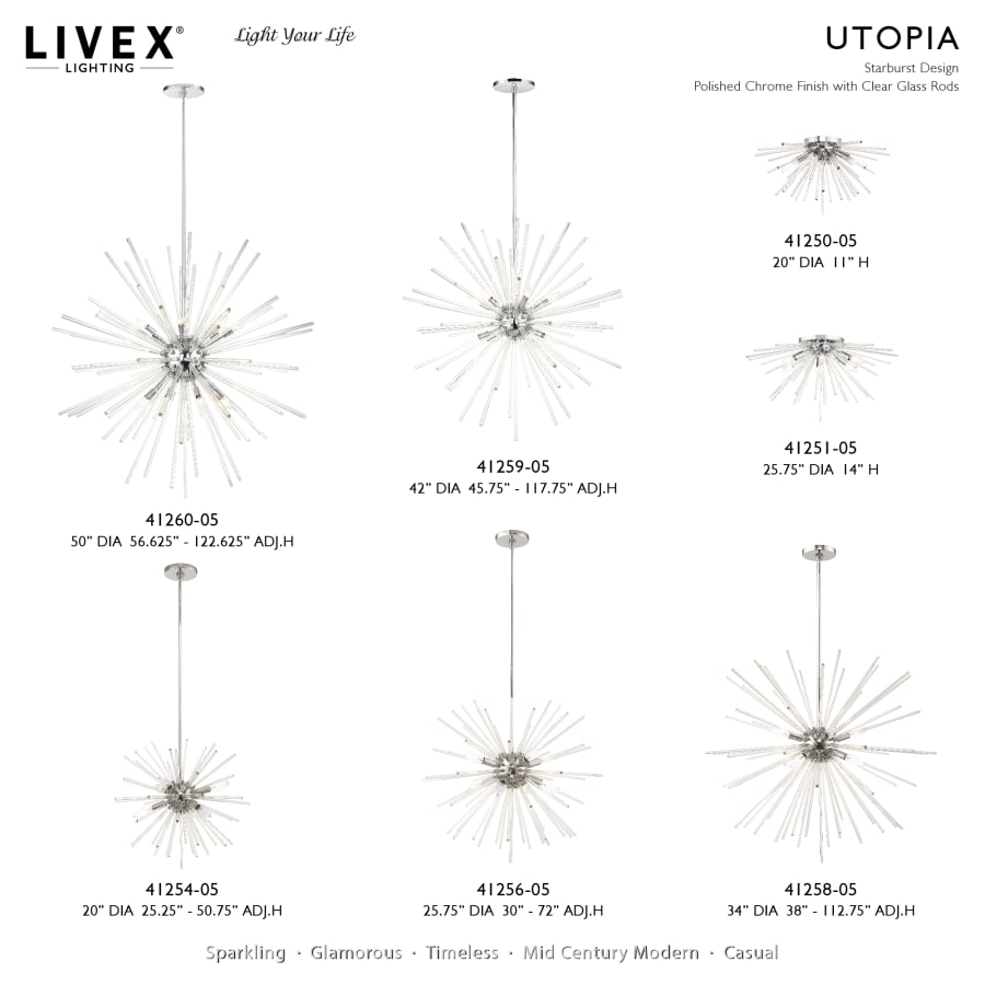 殿堂 Livex Lighting 42 Light 12 Utopia 41259-05 その他