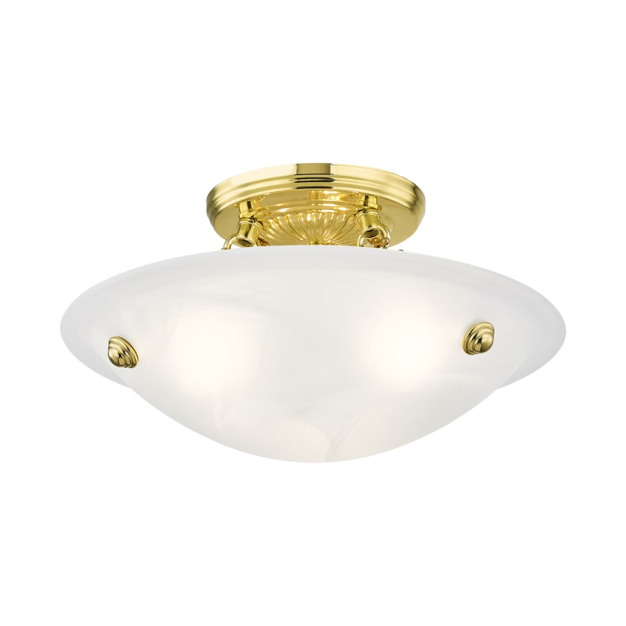 Livex Lighting 4272-01 Oasis 3 Light Semi-Flush Ceiling