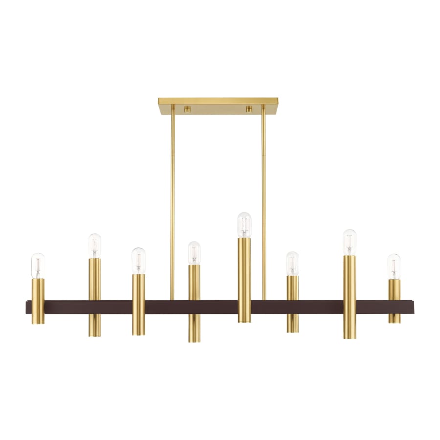 Livex Lighting Helsinki 8 Light 48" Wide Linear Chandelier