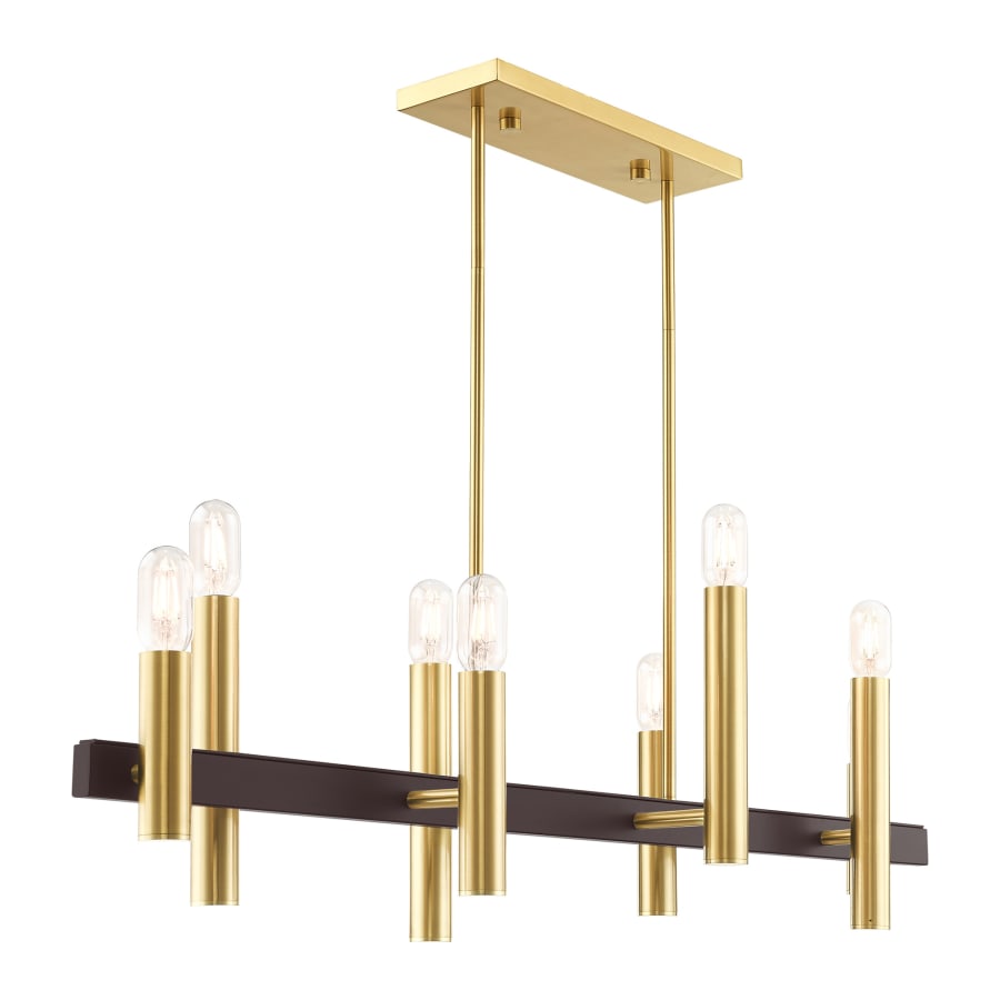Livex Lighting Helsinki 8 Light 48" Wide Linear Chandelier - Thumbnail 3