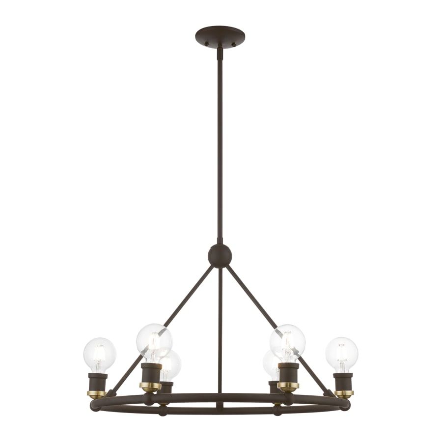 一番の贈り物 Livex Lighting 25 Light 6 Lansdale 47166-07 その他