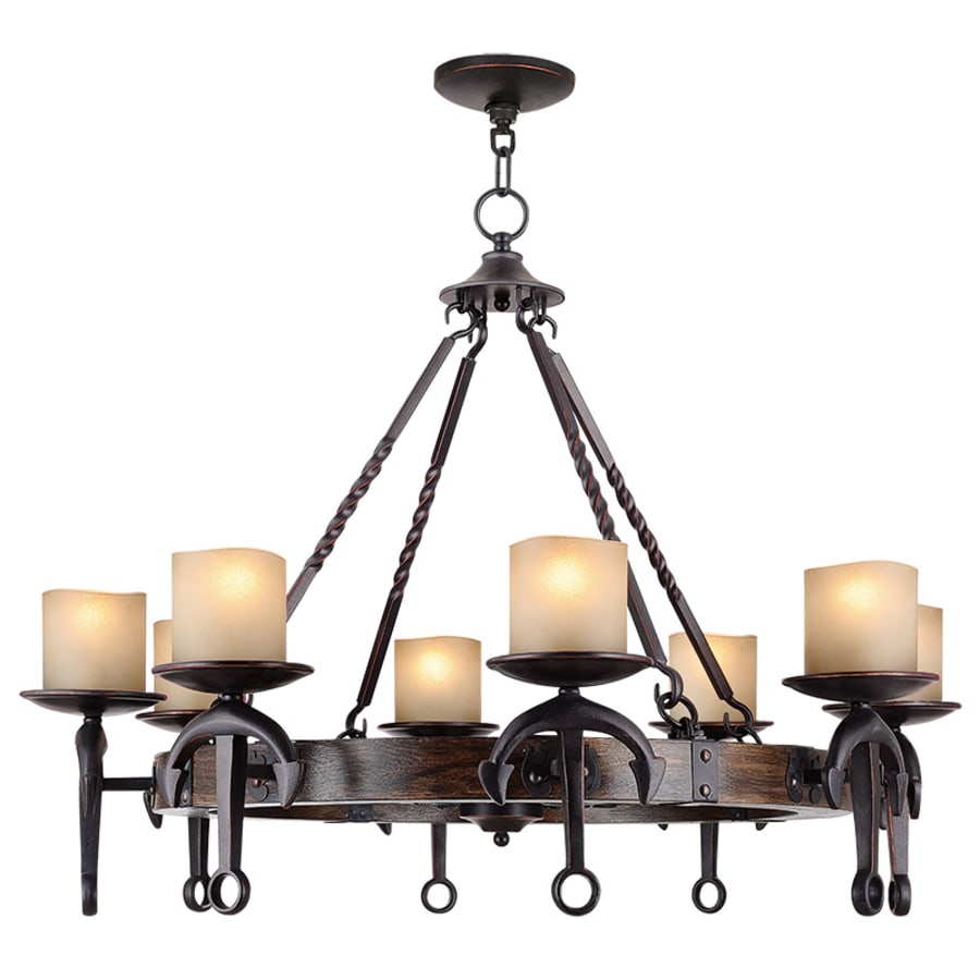 Livex Lighting Cape May 8 Light 1 Tier Chandelier Olde Bronze