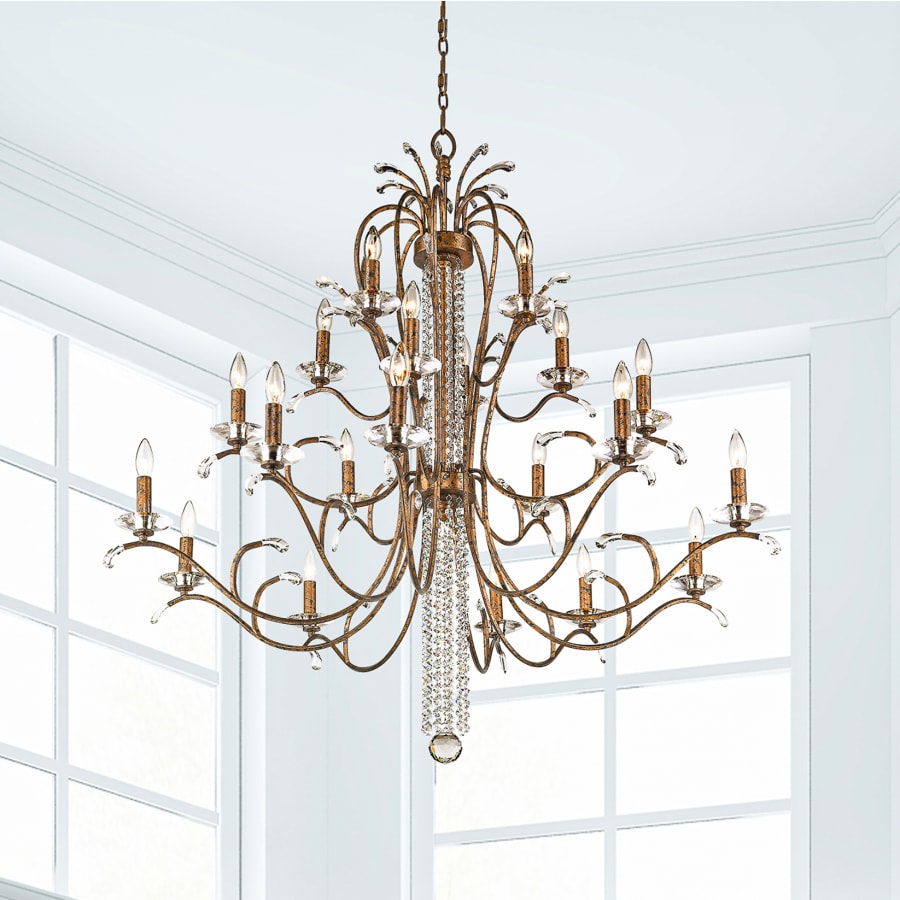 Livex Lighting 51010-91 Serafina 20 Light 3 Tier Crystal