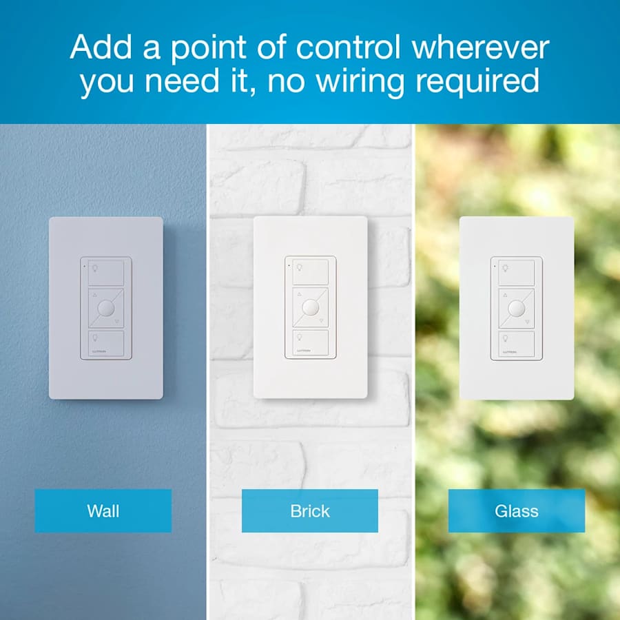 Lutron Pico Remote for Caseta Smart Dimmer Switch, 3-Button Control with Raise/Lower and Preset Lighting Level - Thumbnail 4