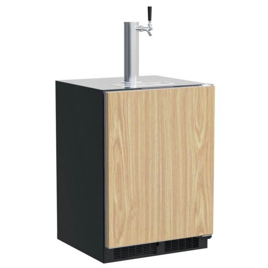 Marvel 24 Inch Built In Dispenser with Single Beer and Beverage Tap Panel Ready