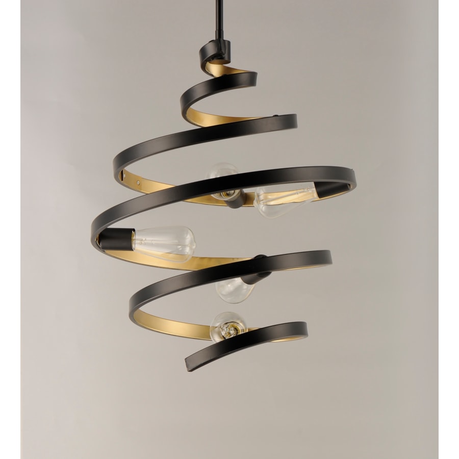 Maxim 12236BKGLD Twister 5 Light 18 Maxim 12236BKGLD Twister 5 Light 18