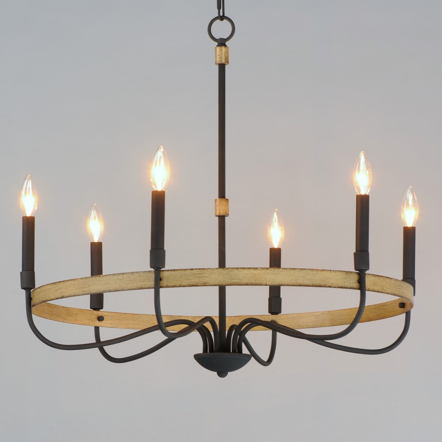 Wax candle chandelier top