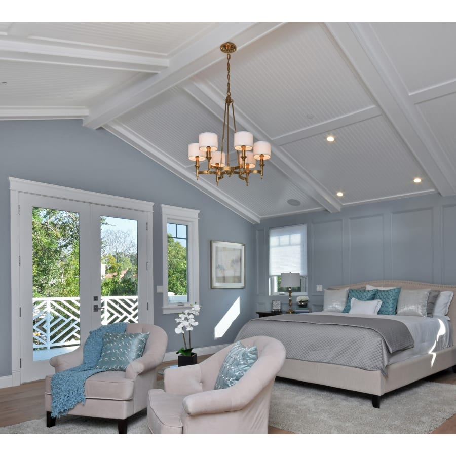 Maxim 22375OMNAB Fairmont 30 Wide 6 Light Chandelier Build