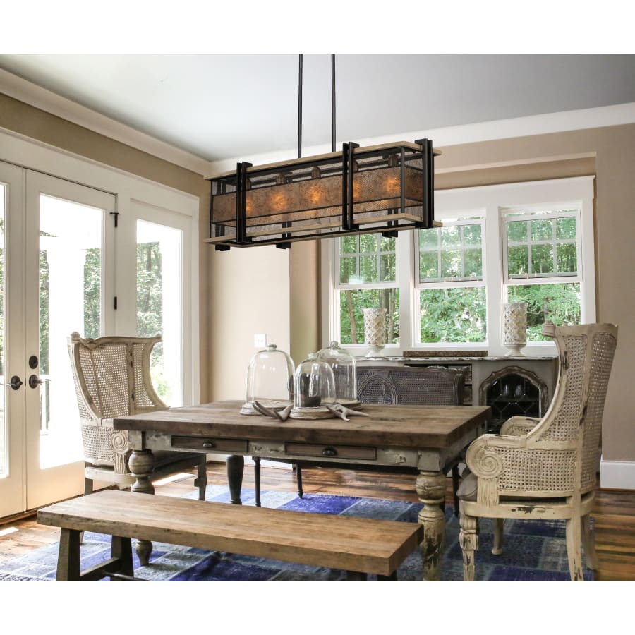 Maxim 27567BKBWAB Boundry 5 Light 45