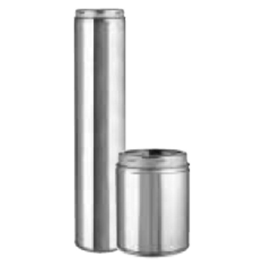 Metalbest Ultra-Temp 12" x 6" Class A Chimney Pipe Length Stainless Steel