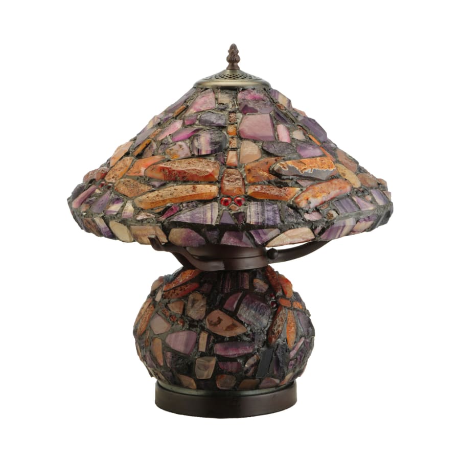Meyda 18.5 H Dragonfly Agata Table Lamp
