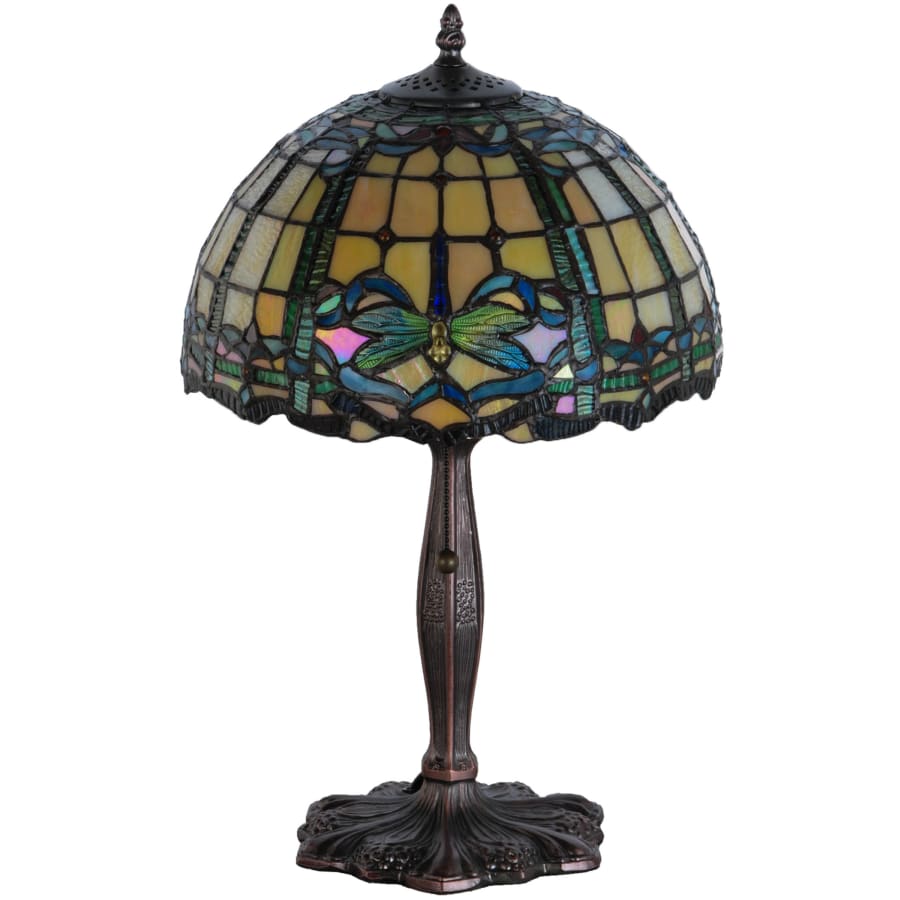 Meyda 19 in. Dragonfly Trellis Accent Lamp