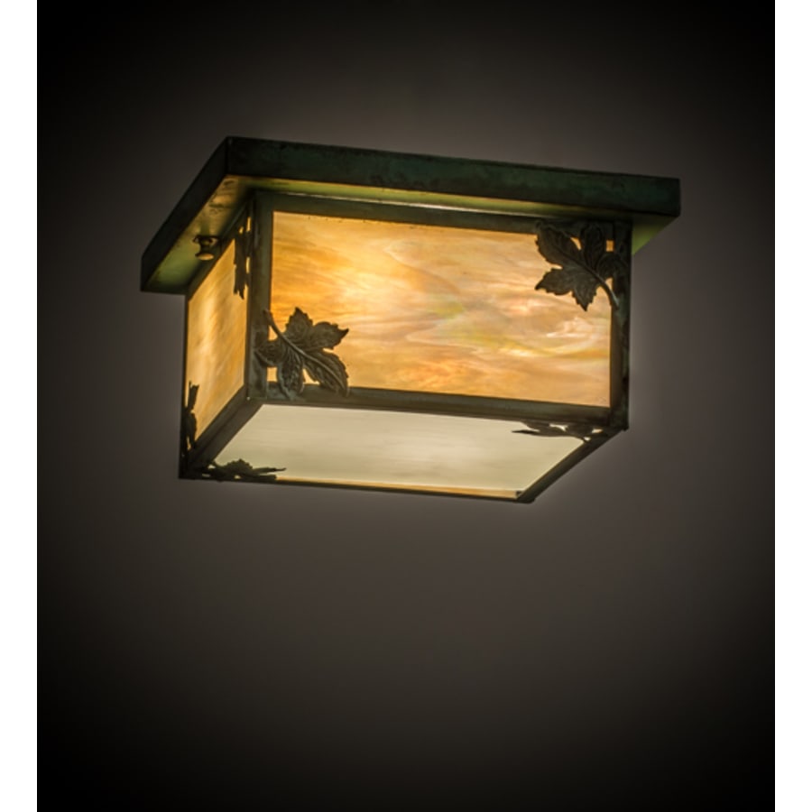 Ｆａｍｉｄａｓ　ｌｉｔｅ Meyda Tiffany 168090 Hyde Park Maple Leaf 4 Light 17