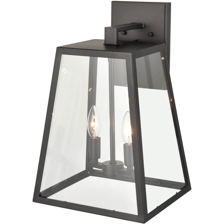 Millennium Lighting Grant 2 Light 17" Tall Outdoor Wall Sconce Powder Coat Black