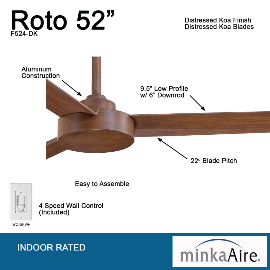 MinkaAire F524-ABD Roto 52 MinkaAire F524-ABD Roto 52