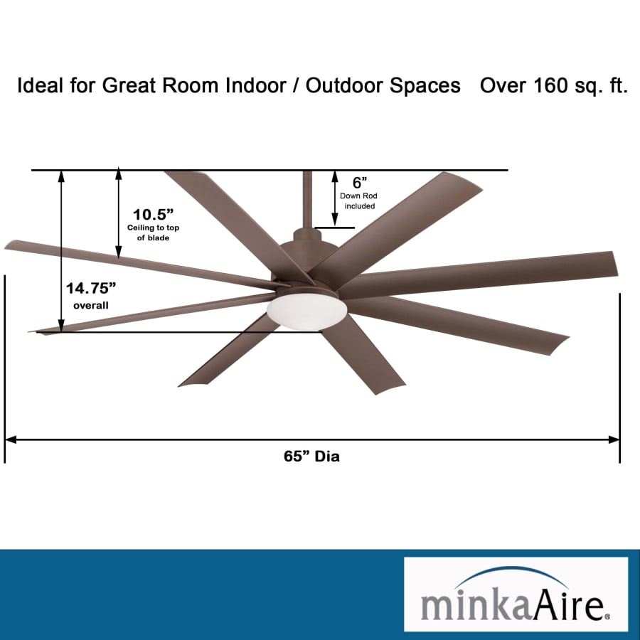 MinkaAire F888L-ORB