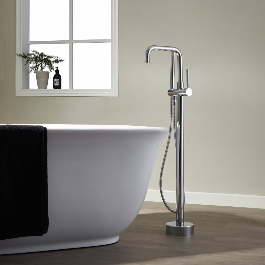 Miseno 109215-BTF-BG Delara Floor Mounted Tub Filler - Includes