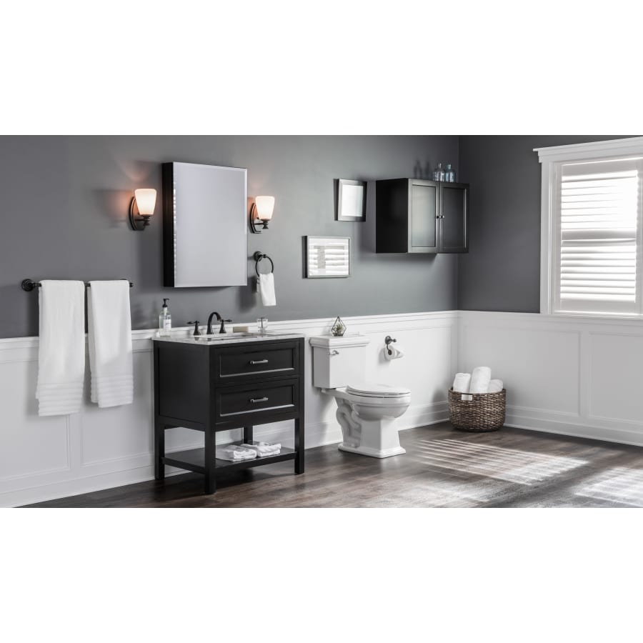 Miseno MNO240C2BWH Santi Two-Piece High-Efficiency Toilet with