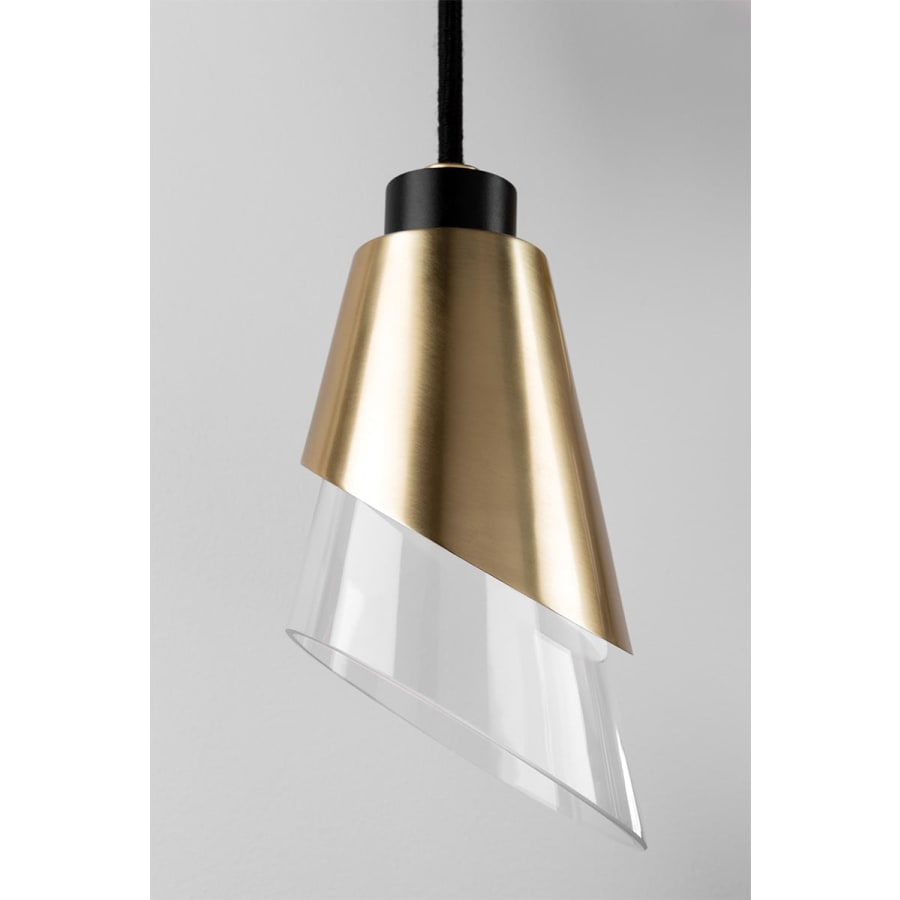 Mitzi H130701-AGB/BK Angie Single Light 4-3/4