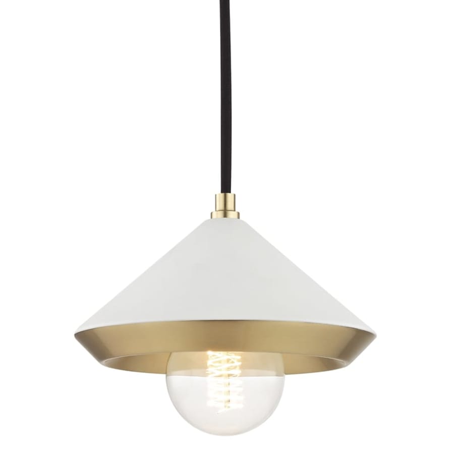 Aged Brass / White