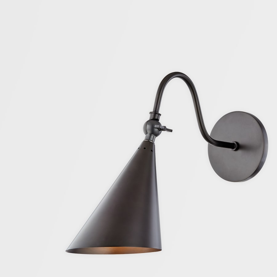 Mitzi Lupe Single Light 12" Tall Bathroom Sconce - Thumbnail 3