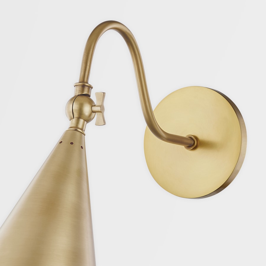 Mitzi Lupe Single Light 12" Tall Bathroom Sconce