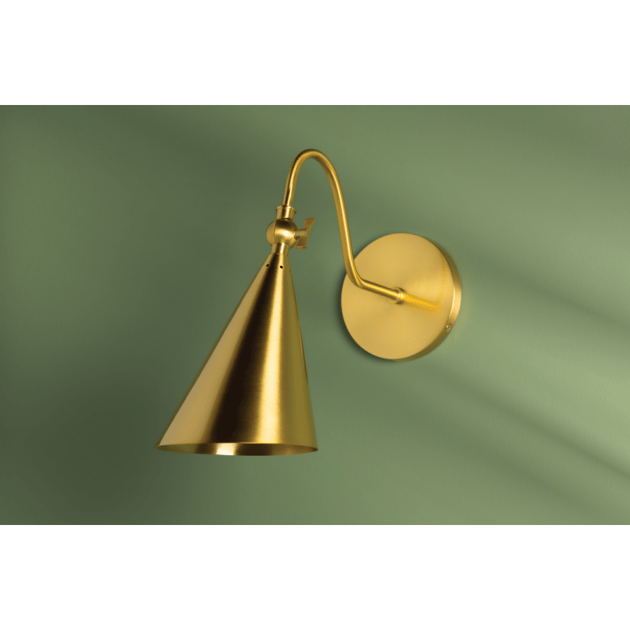 Mitzi Lupe Single Light 12" Tall Bathroom Sconce - Thumbnail 4