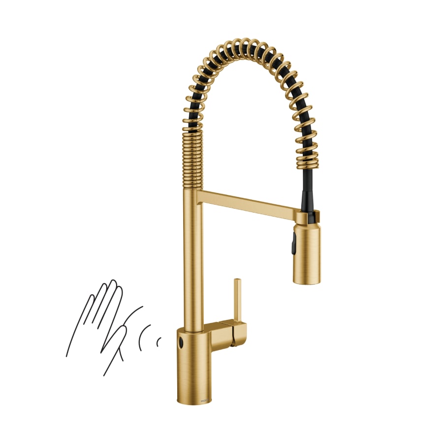 Moen 5923EWBLS Align 1.5 GPM Single Hole Pre Rinse Pull Build