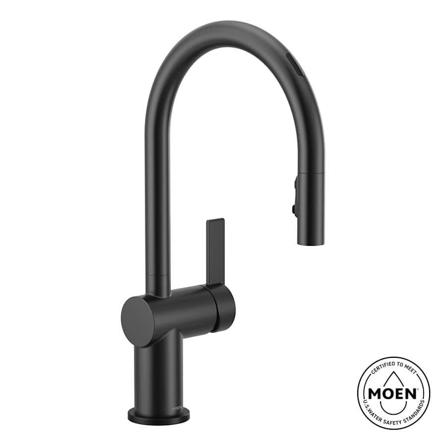 Moen 7622EVBZG Cia 1.5 GPM Single Hole Pull Down Kitchen Faucet