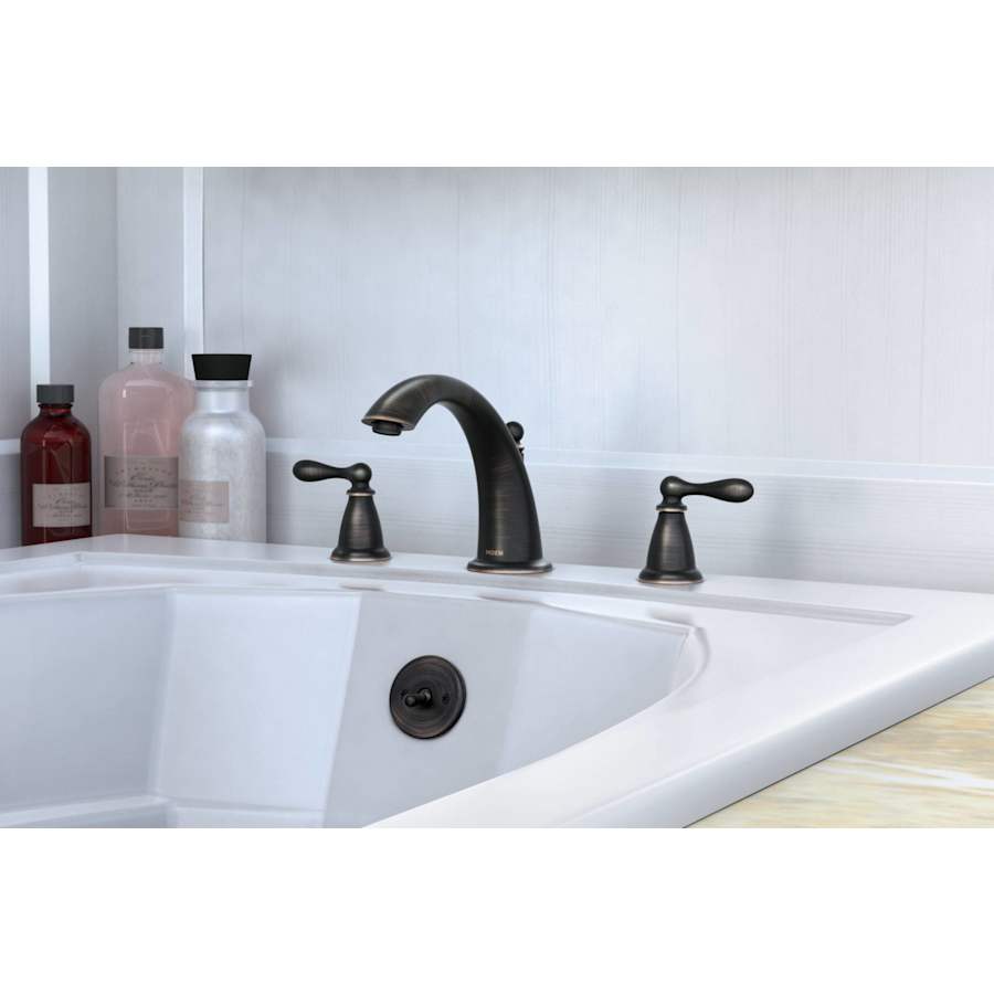 moen-86440-installed-roman-tub-faucet-in-mediterranean-bronze-13