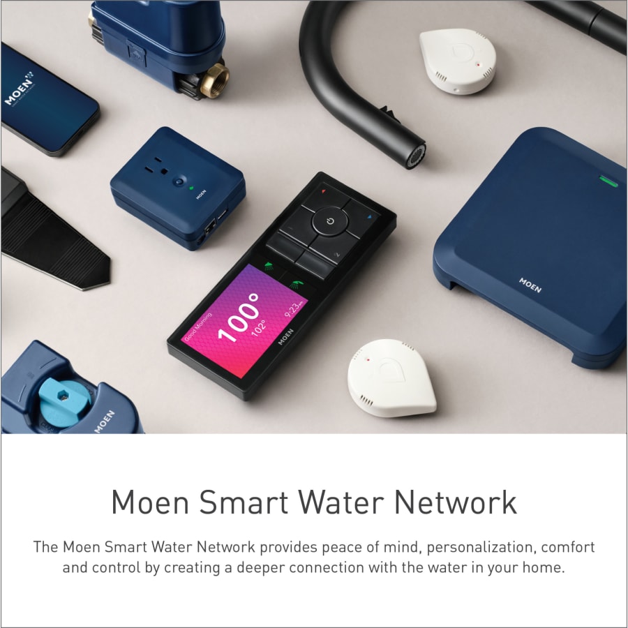Sistema Di Spegnimento Intelligente Dell'acqua Moen Flo - 2,5 Cm, Con App E Rilevamento Perdite