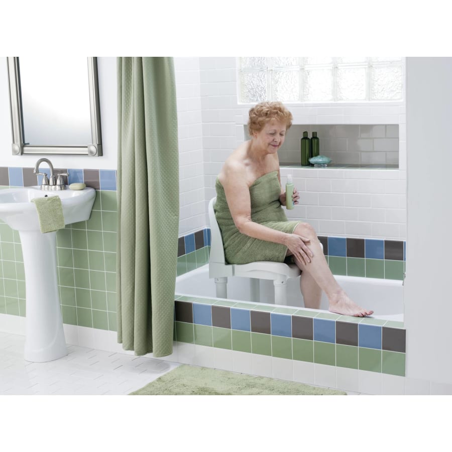 Moen DN7064 Adjustable Shower Seat with Seat Back from the Build