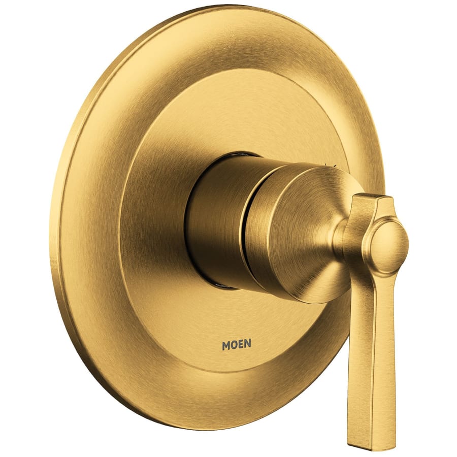 Moen Flara Pressure Balanced Valve Trim Only with Single Lever Handle - Less Rough In Brushed Gold