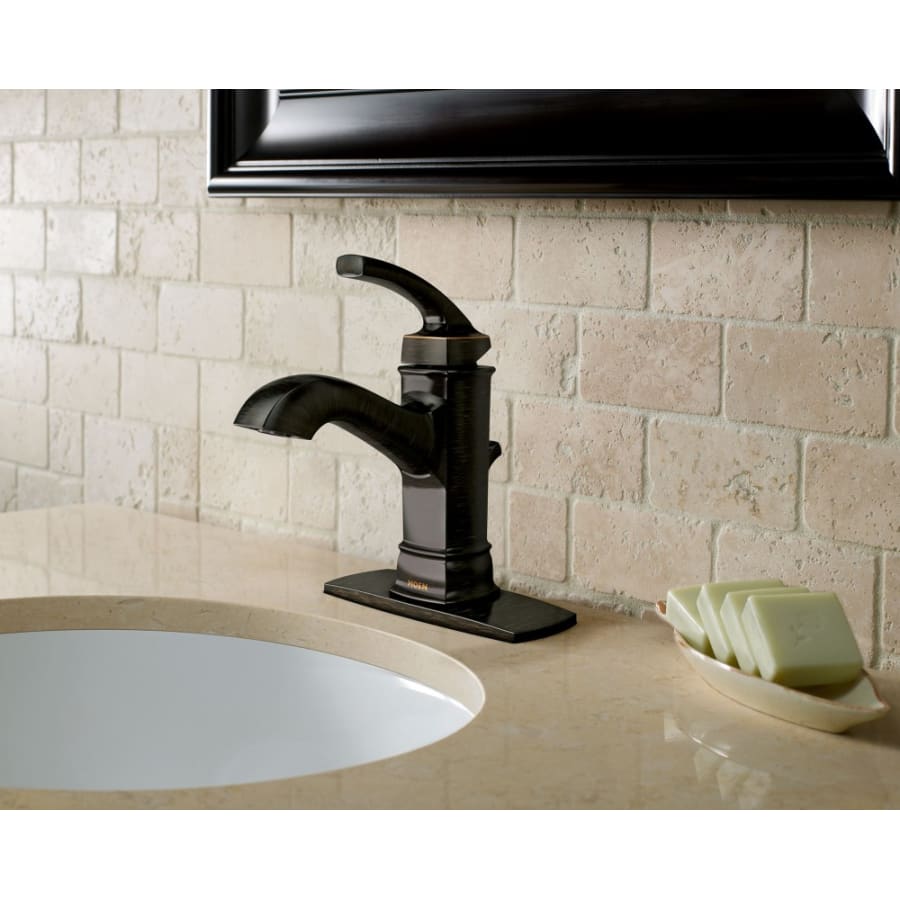 Moen WS84414MBRB Hensley 1.2 GPM Single Hole Bathroom | Build.com