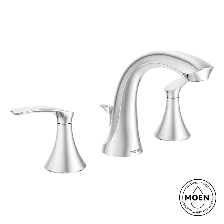Moen WS84551SRN Darcy 1.2 GPM Double Handle Widespread Bathroom