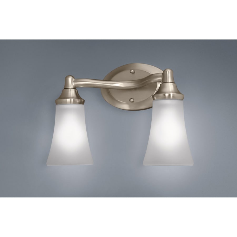 Moen YB2862BN Eva 14 Wide 2 Light Bathroom Vanity Light Build