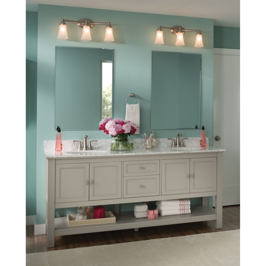 Moen YB2863BN Eva 23 Wide 3 Light Bathroom Vanity Light Build